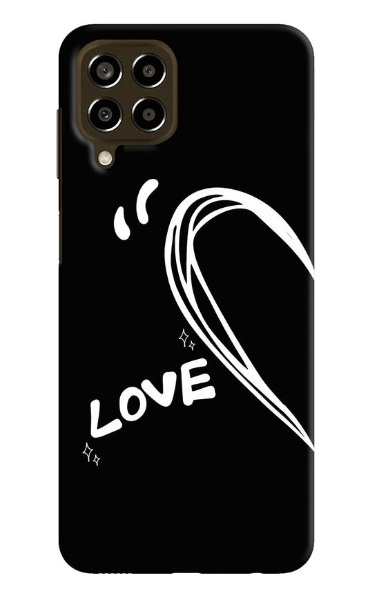 Love Line Samsung M33 5G Hard Case Back Cover by Casekaro