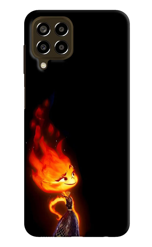 Ember Flame Samsung M33 5G Hard Case Back Cover by Casekaro