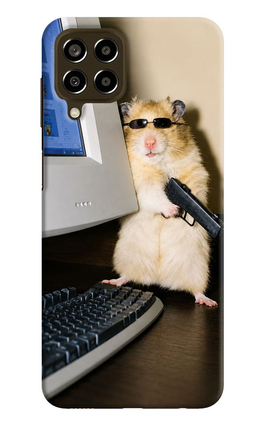 Hacker Hamster Samsung M33 5G Hard Case Back Cover by Casekaro