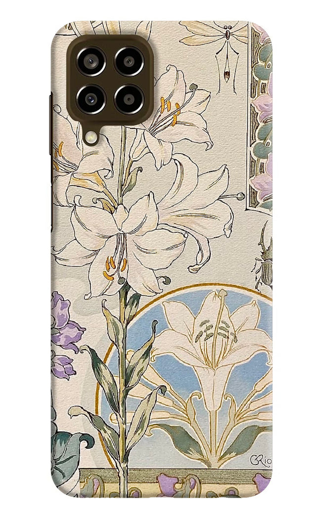 White Lily Samsung M33 5G Hard Case Back Cover by Casekaro