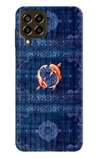 Koi Blue Samsung M33 5G Back Cover