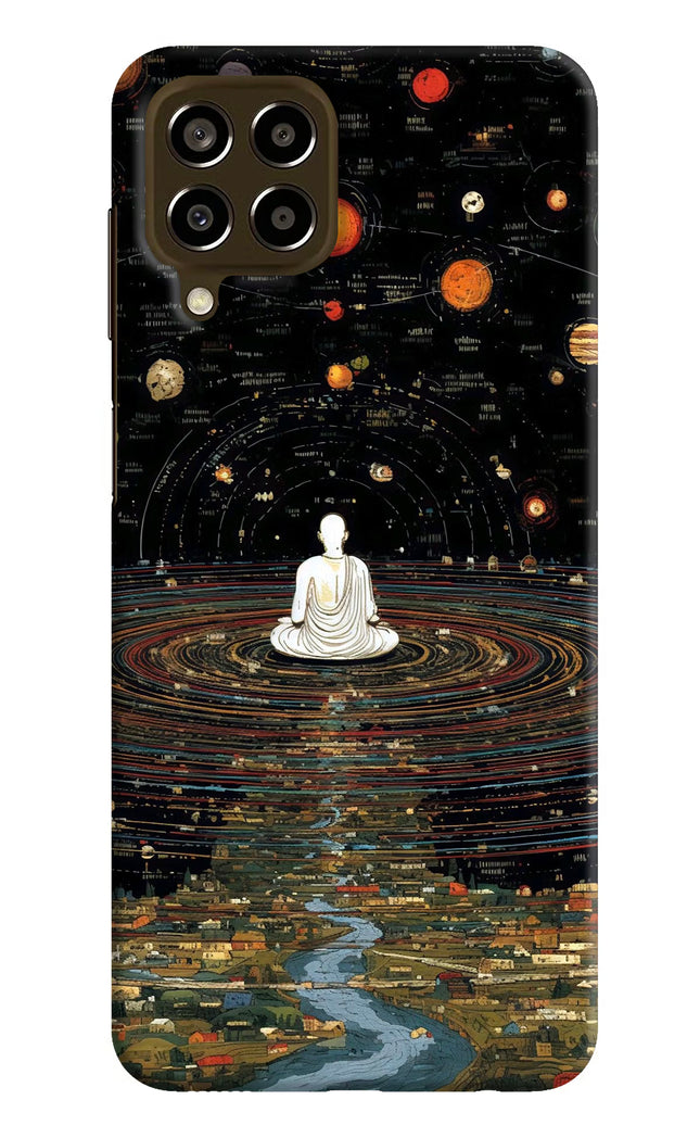 Space Monk Samsung M33 5G Hard Case Back Cover by Casekaro