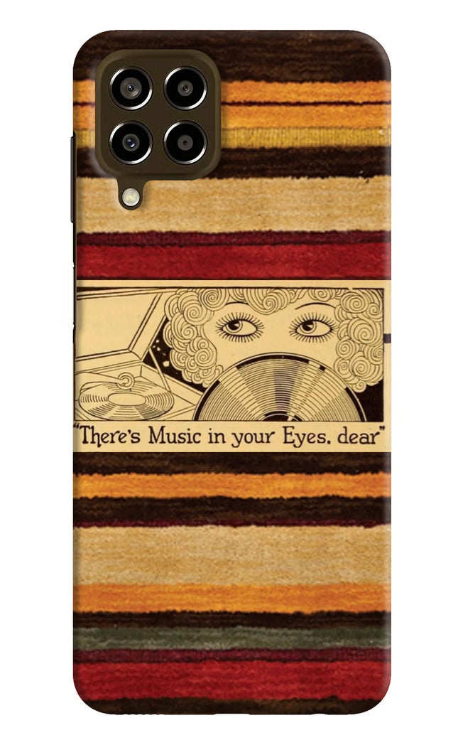 Vinyl Stripes Samsung M33 5G Hard Case Back Cover by Casekaro