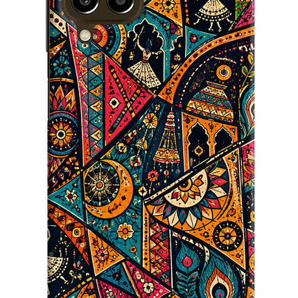 Folk Print Samsung M33 5G Hard Case Back Cover by Casekaro