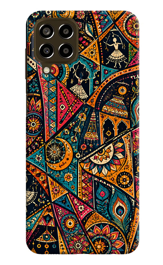 Folk Print Samsung M33 5G Hard Case Back Cover by Casekaro