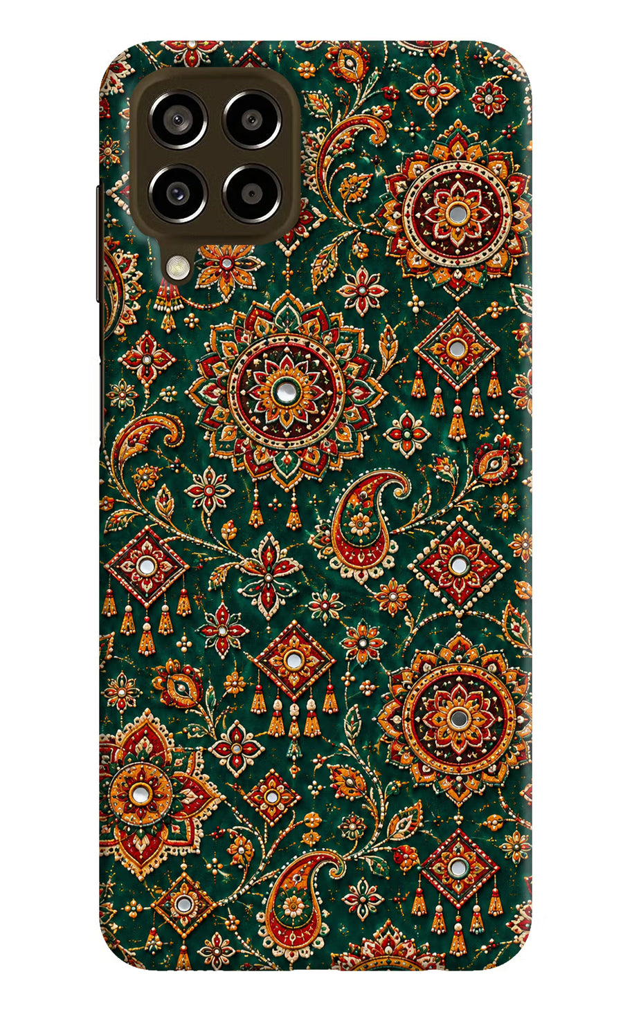 Green Pataka Samsung M33 5G Back Cover, Hard case