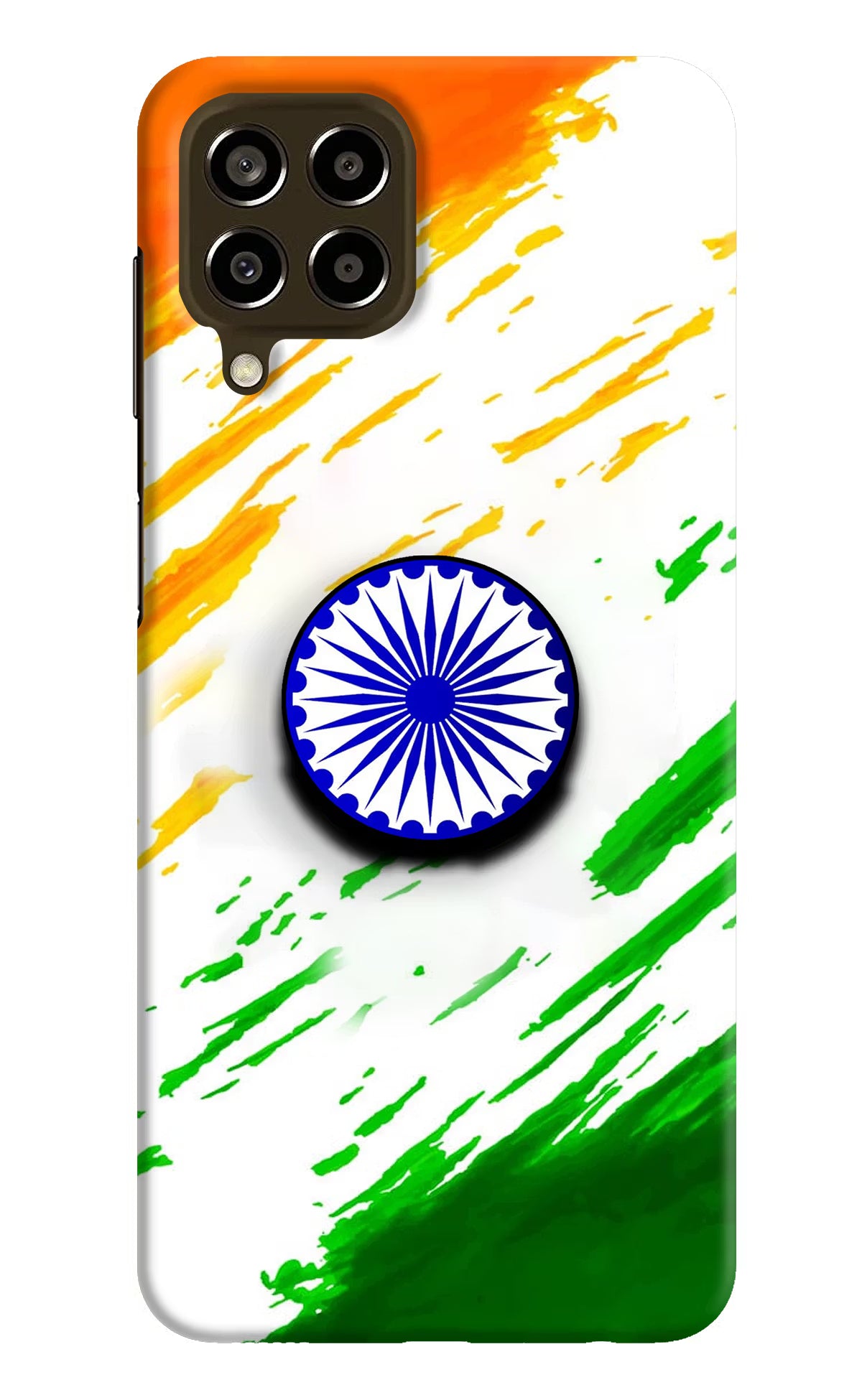 Indian Flag Ashoka Chakra Samsung M33 5G Pop Case by Casekaro