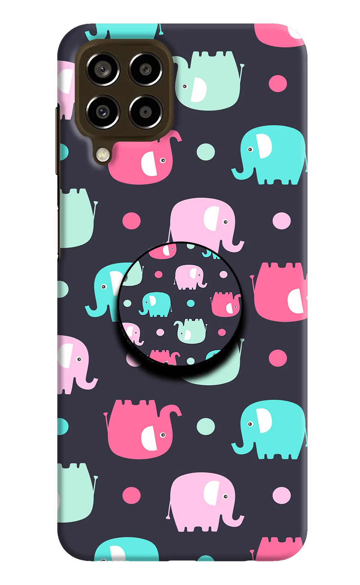 Baby Elephants Samsung M33 5G Pop Case by Casekaro