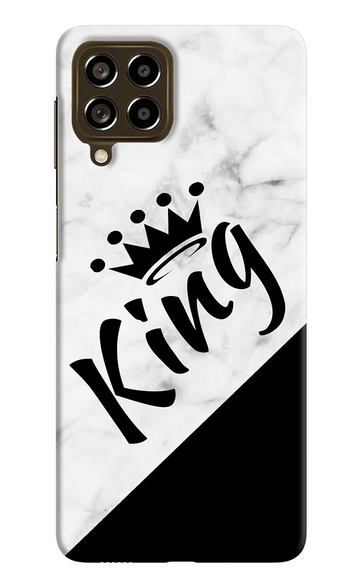 King Samsung M53 5G Hard Case Back Cover by Casekaro