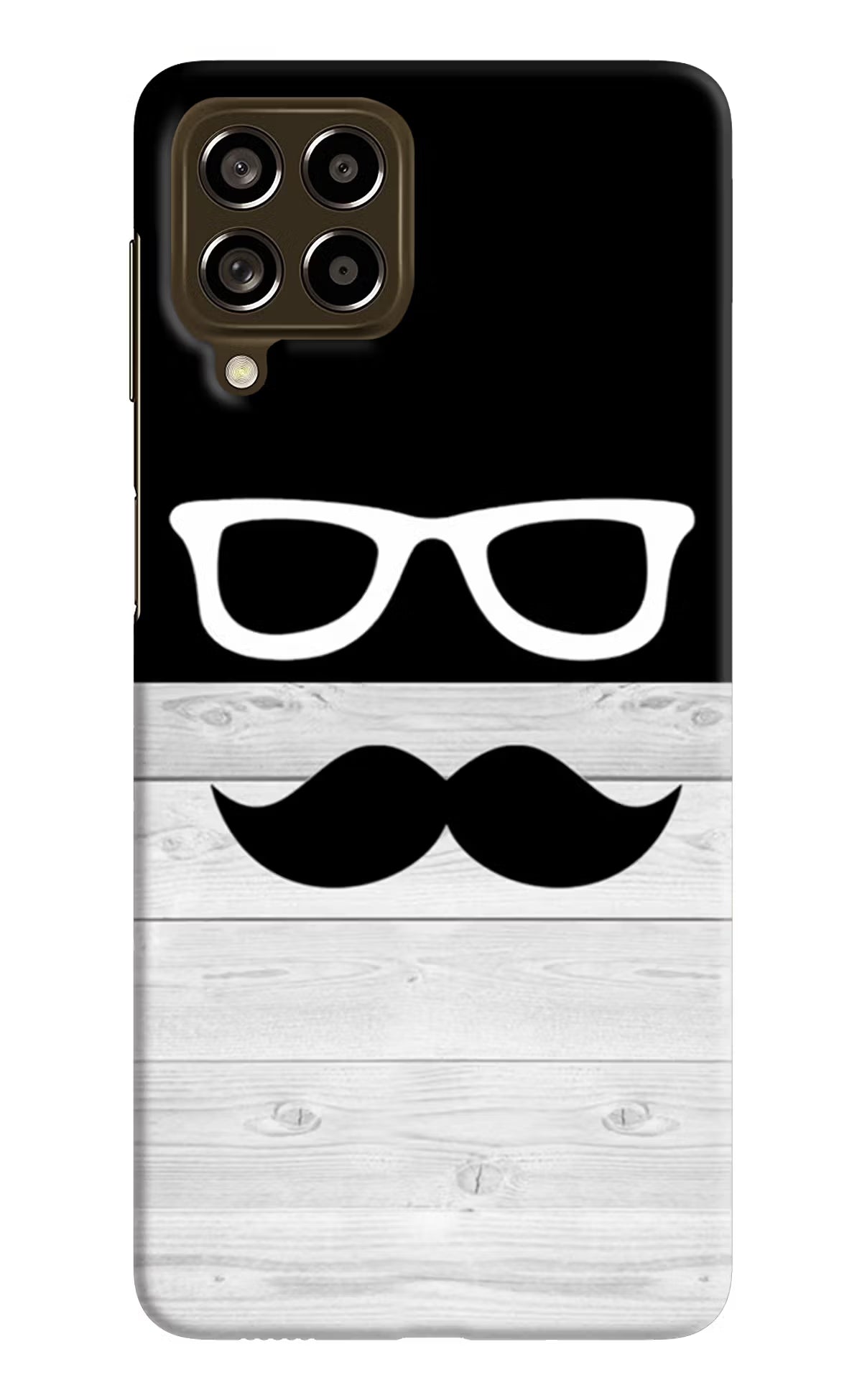 Mustache Samsung M53 5G Hard Case Back Cover by Casekaro