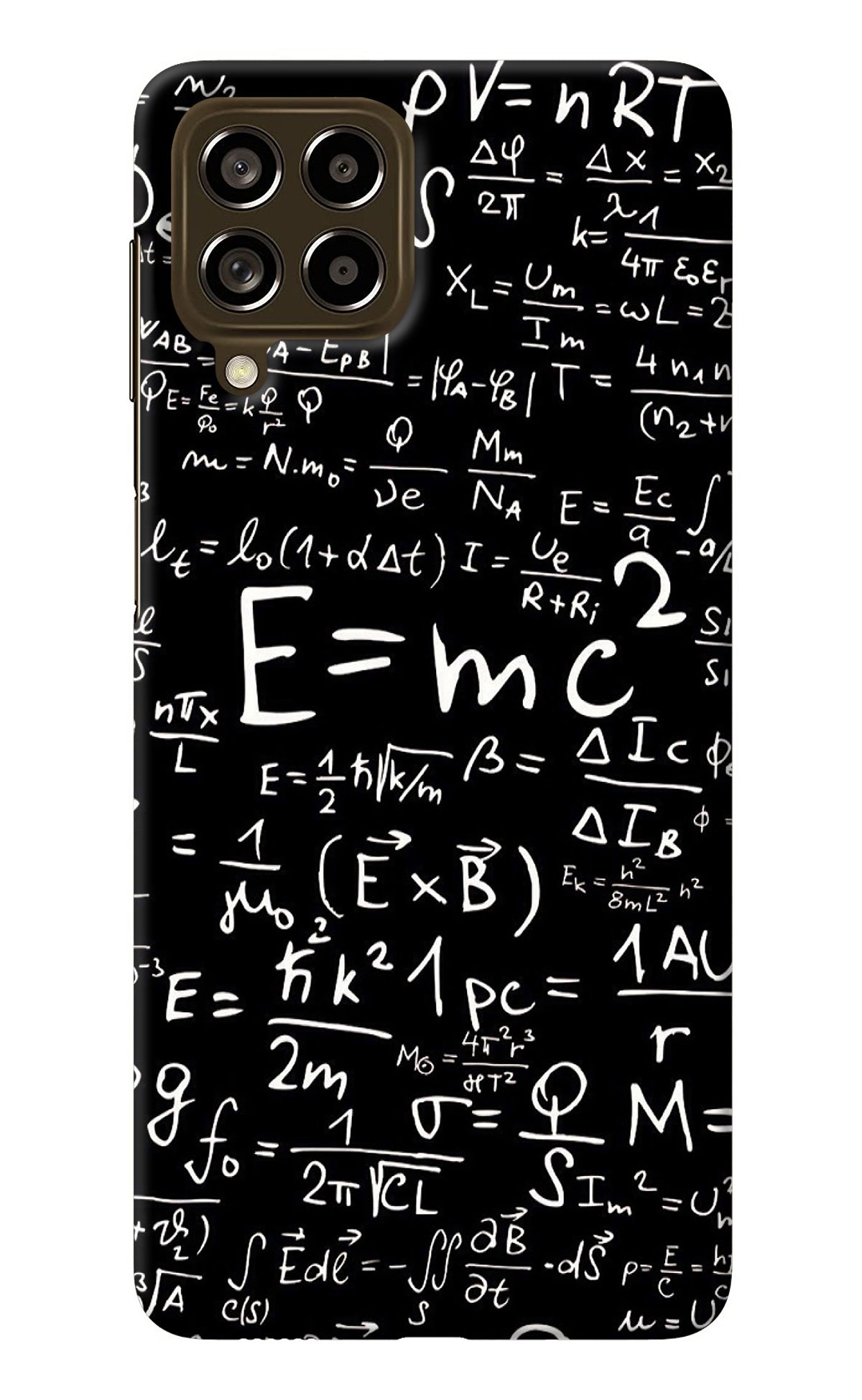 Physics Albert Einstein Formula Samsung M53 5G Back Cover