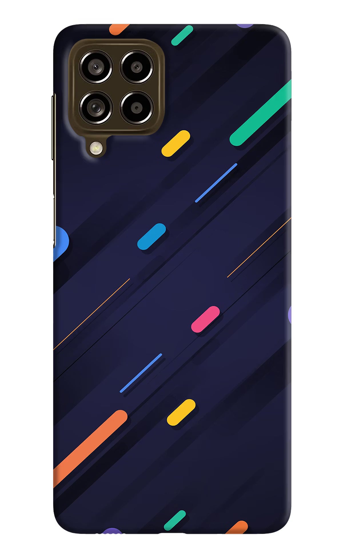 Abstract Design Samsung M53 5G Hard Case Back Cover by Casekaro