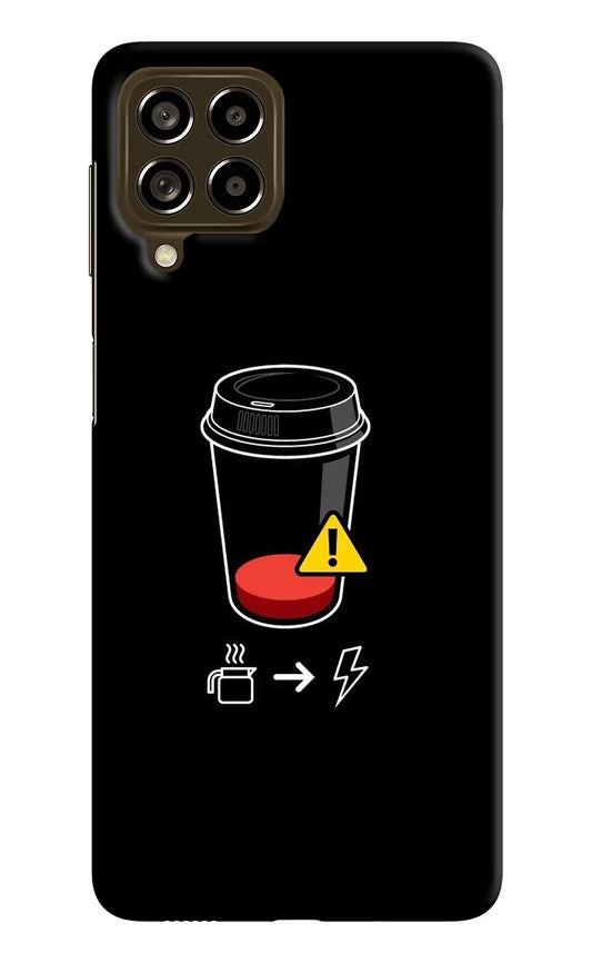 Coffee Samsung M53 5G Hard Case Back Cover by Casekaro