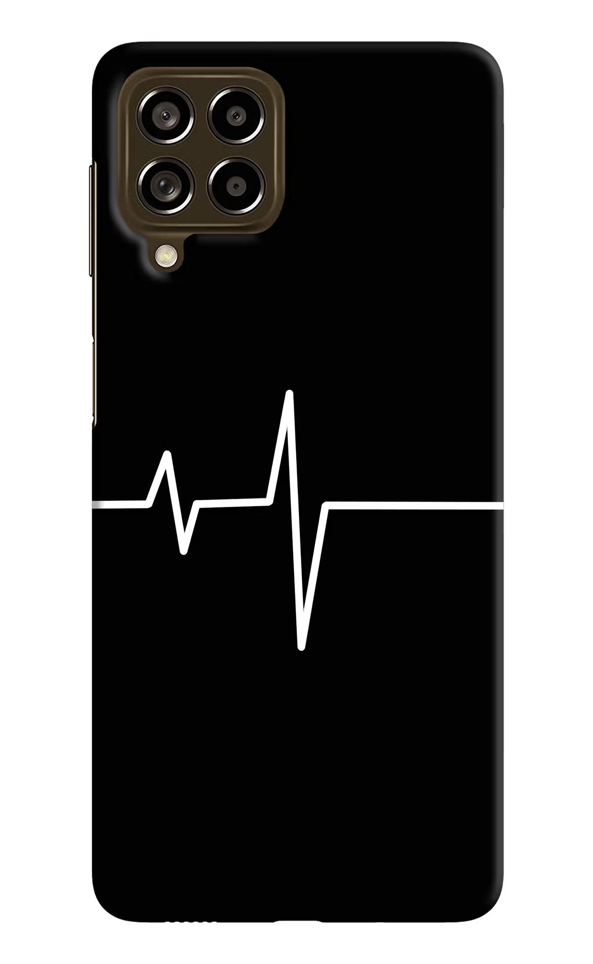 Heart Beats Samsung M53 5G Hard Case Back Cover by Casekaro