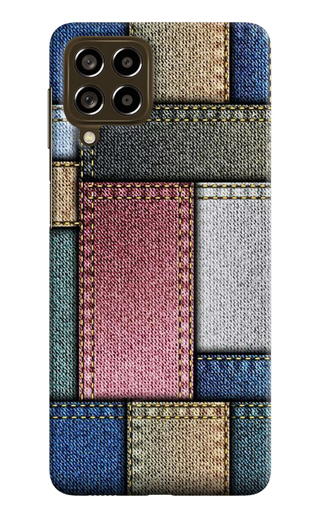 Multicolor Jeans Samsung M53 5G Hard Case Back Cover by Casekaro