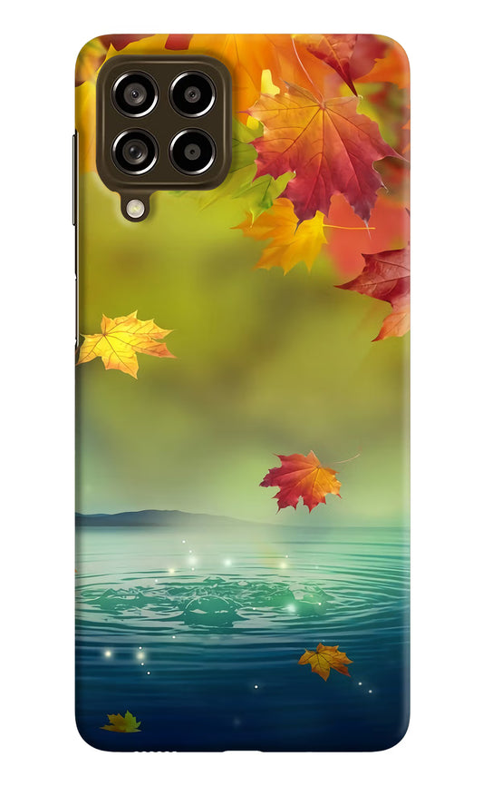 Flowers Samsung M53 5G Hard Case Back Cover by Casekaro