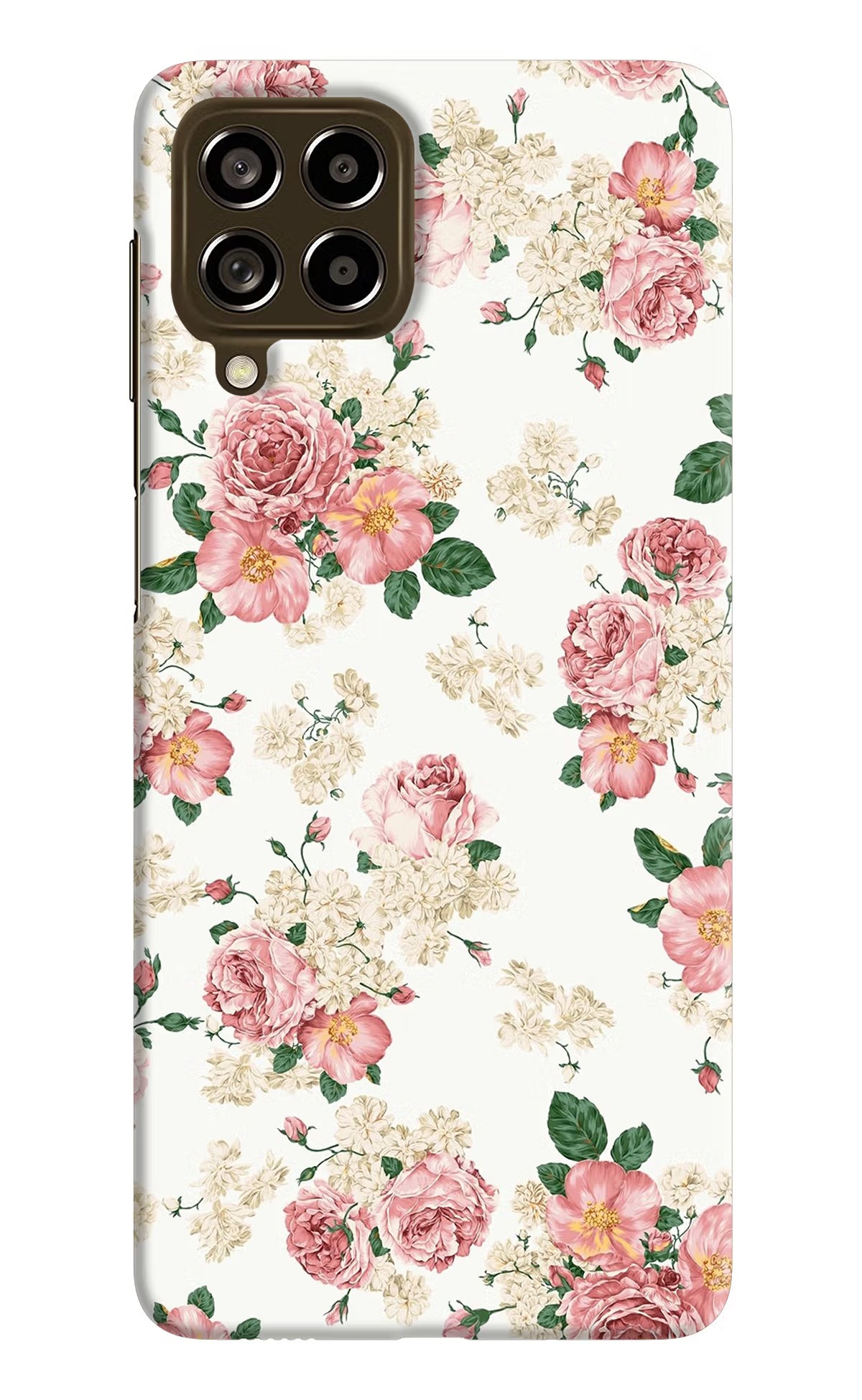 Flowers Samsung M53 5G Hard Case Back Cover by Casekaro