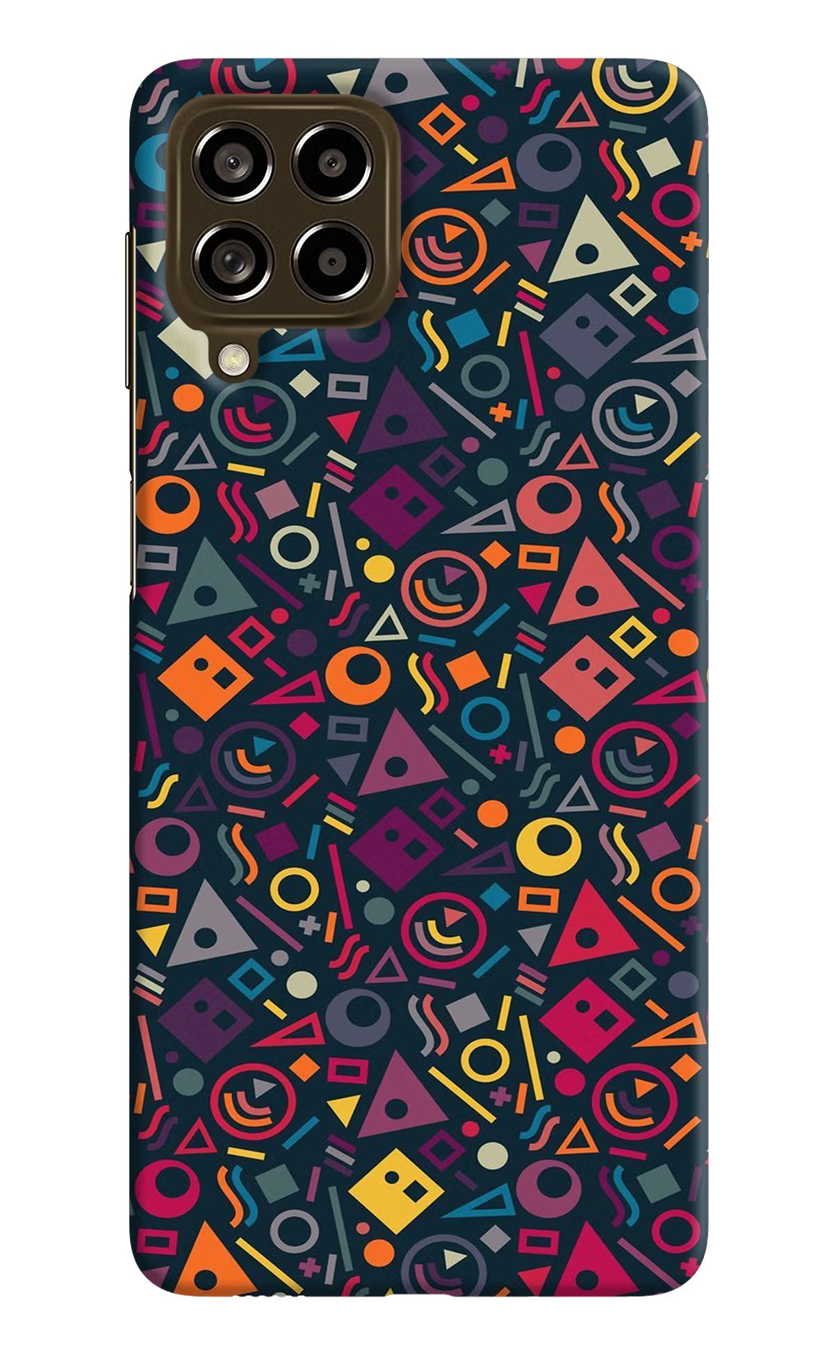 Geometric Abstract Samsung M53 5G Hard Case Back Cover by Casekaro
