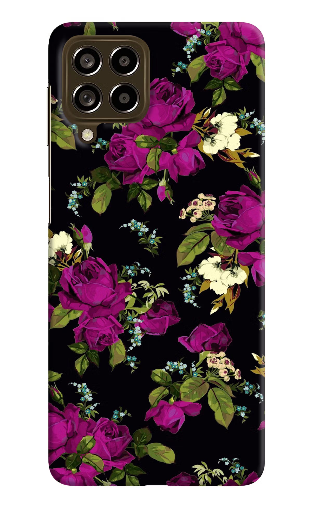 Flowers Samsung M53 5G Hard Case Back Cover by Casekaro