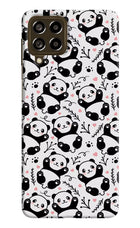 Cute Panda Samsung M53 5G Hard Case Back Cover by Casekaro