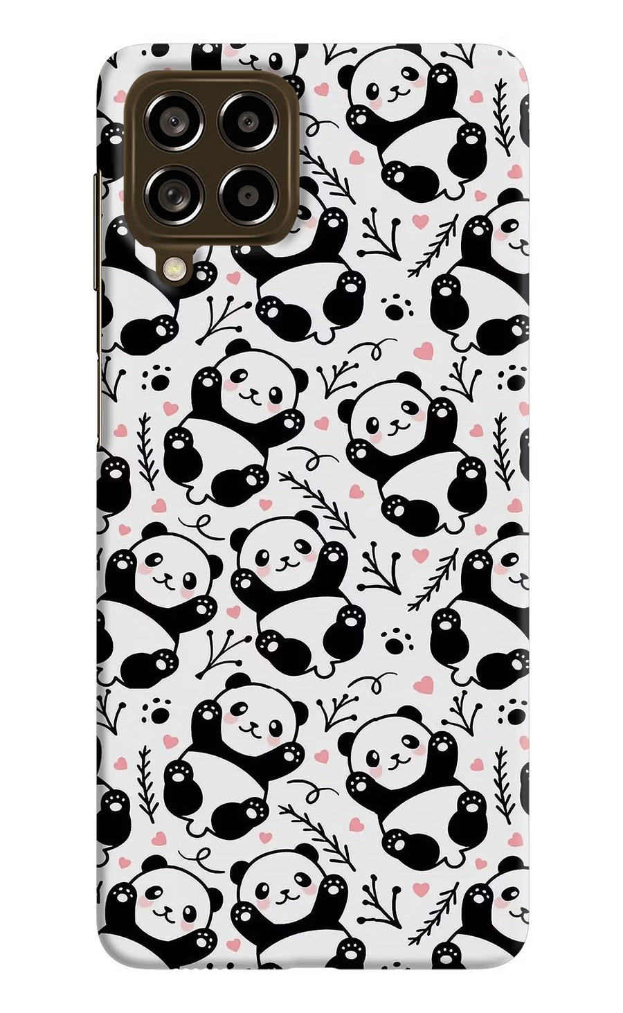 Cute Panda Samsung M53 5G Back Cover, Hard case