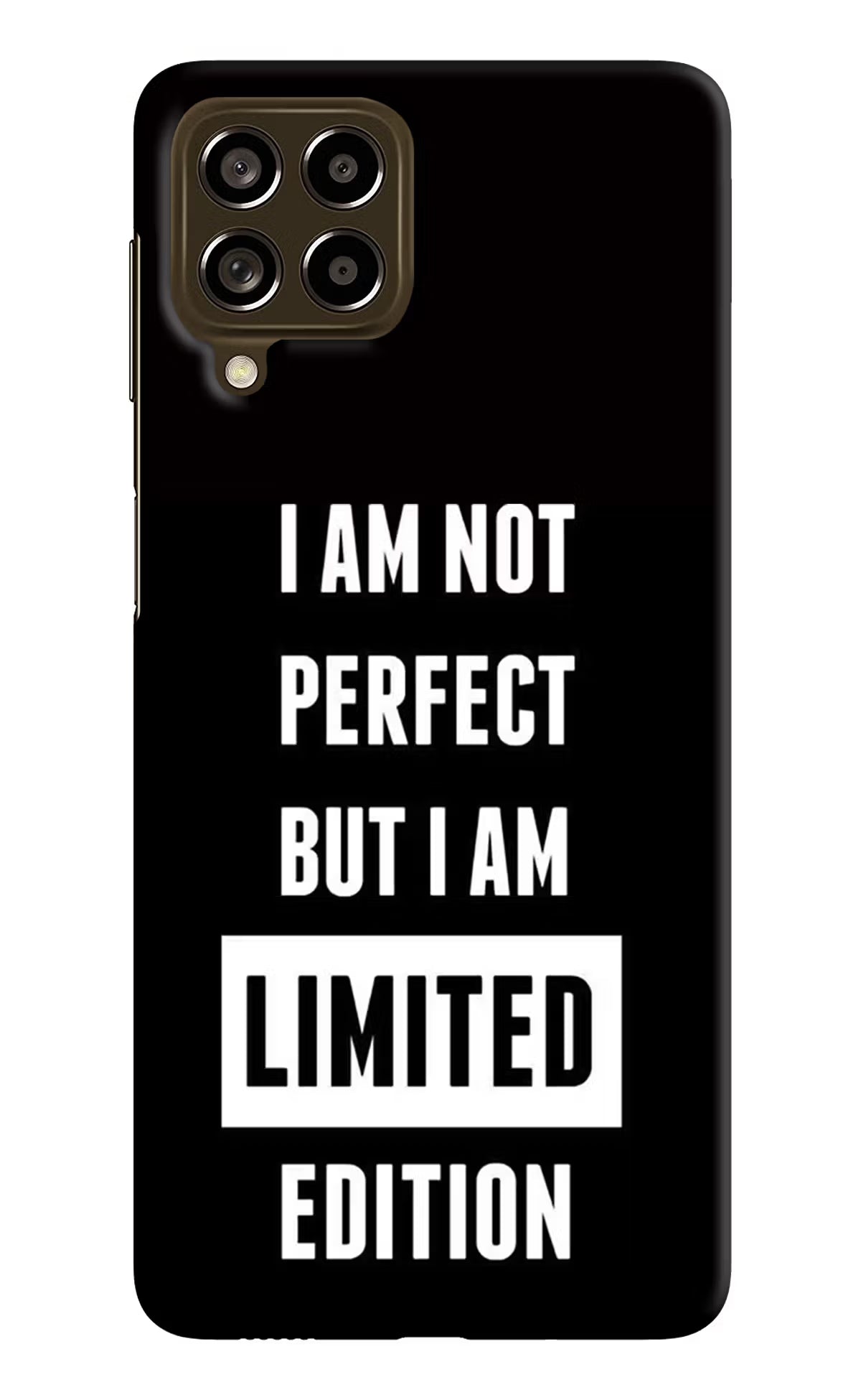 I Am Not Perfect But I Am Limited Edition Samsung M53 5G Hard Case Back Cover by Casekaro