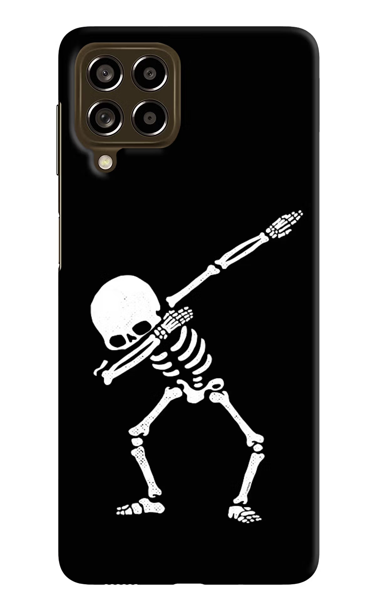 Dabbing Skeleton Art Samsung M53 5G Hard Case Back Cover by Casekaro