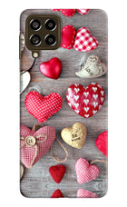 Love Wallpaper Samsung M53 5G Hard Case Back Cover by Casekaro