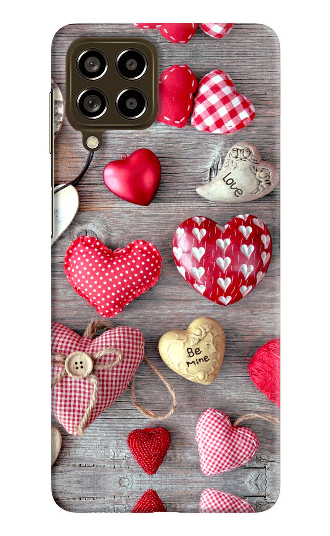 Love Wallpaper Samsung M53 5G Hard Case Back Cover by Casekaro