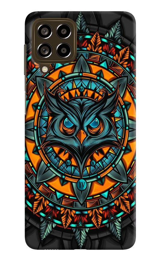 Angry Owl Art Samsung M53 5G Hard Case Back Cover by Casekaro
