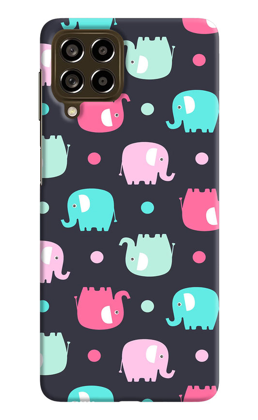 Elephants Samsung M53 5G Hard Case Back Cover by Casekaro