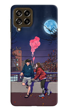 Chilling Couple Samsung M53 5G Hard Case Back Cover by Casekaro