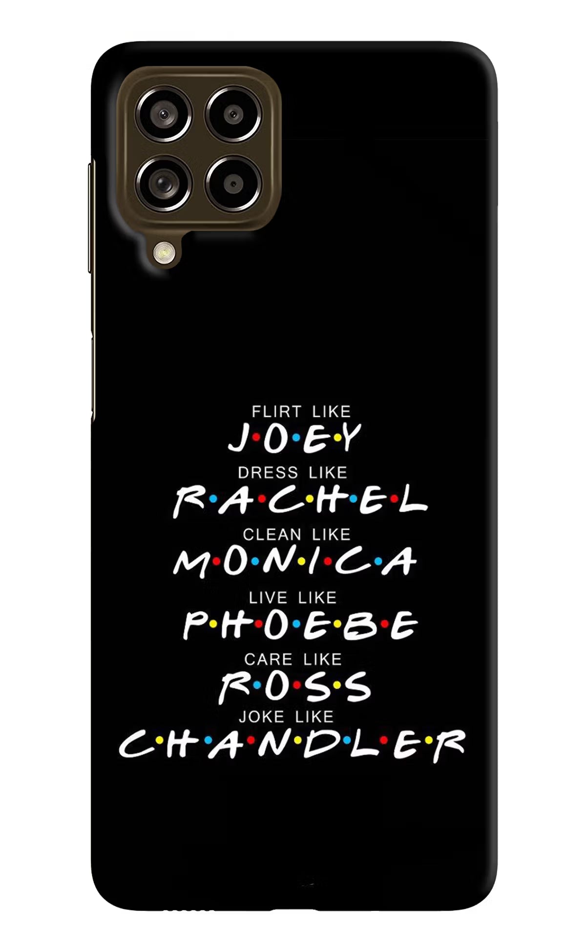FRIENDS Character Samsung M53 5G Hard Case Back Cover by Casekaro