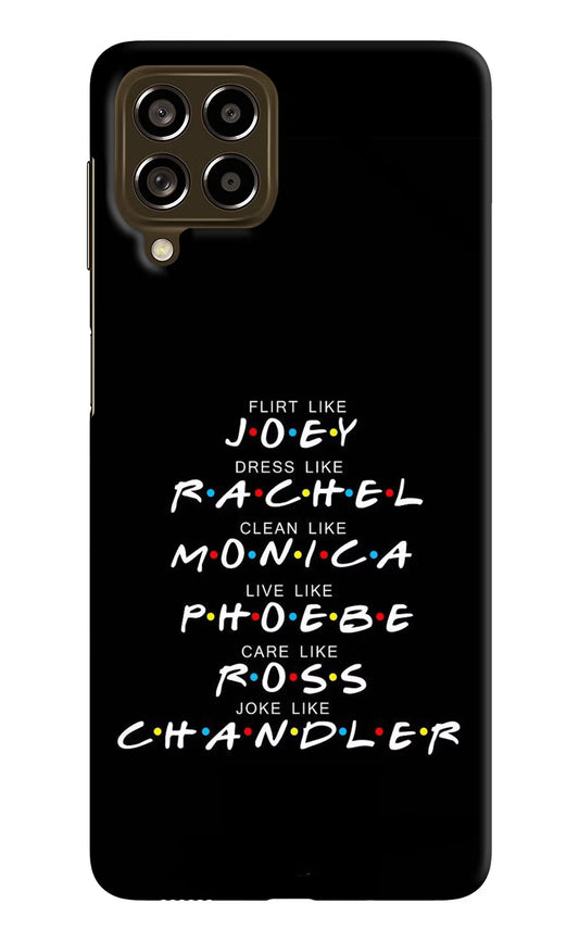 FRIENDS Character Samsung M53 5G Hard Case Back Cover by Casekaro
