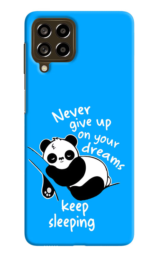Keep Sleeping Samsung M53 5G Hard Case Back Cover by Casekaro