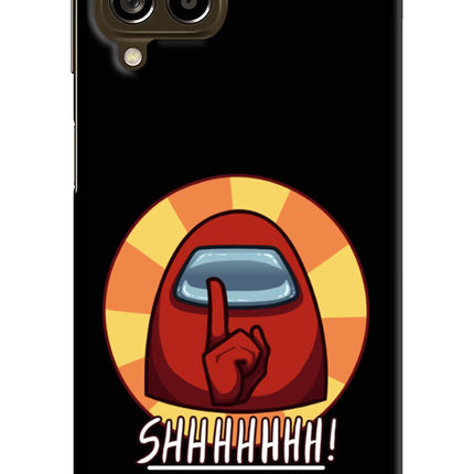 Among Us Shhh! Samsung M53 5G Hard Case Back Cover by Casekaro