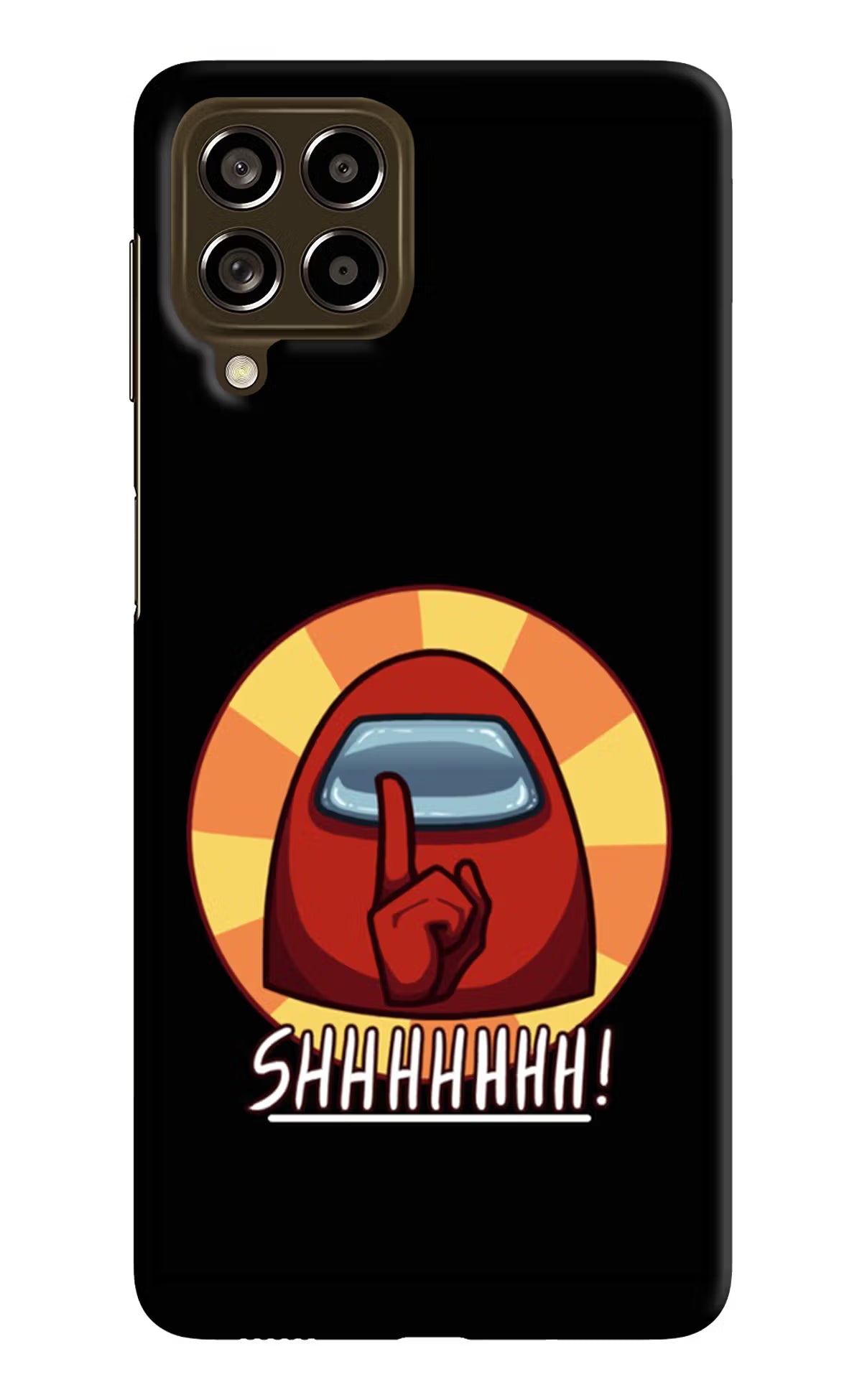 Among Us Shhh! Samsung M53 5G Hard Case Back Cover by Casekaro