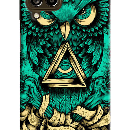 Green Owl Samsung M53 5G Hard Case Back Cover by Casekaro