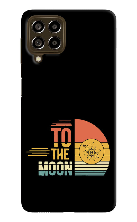 To the Moon Samsung M53 5G Hard Case Back Cover by Casekaro