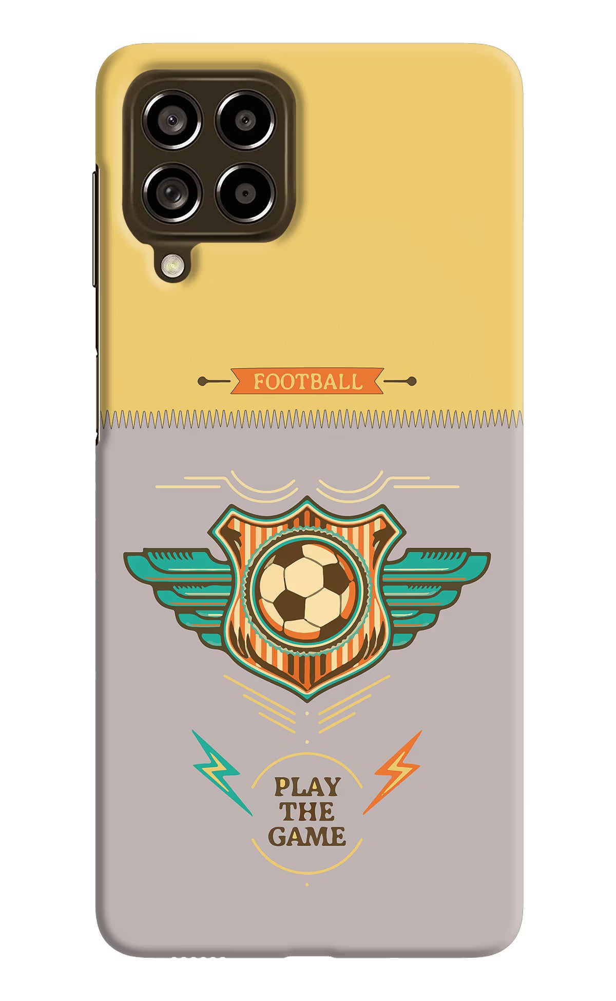 Football Samsung M53 5G Hard Case Back Cover by Casekaro