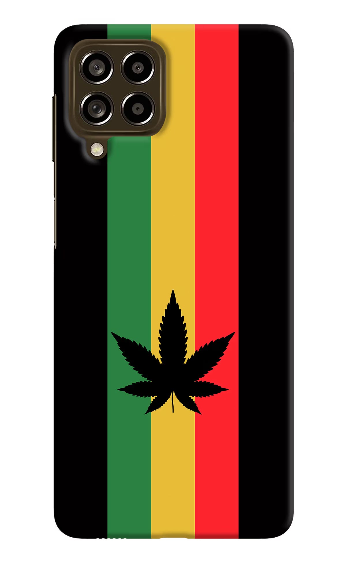 Weed Flag Samsung M53 5G Hard Case Back Cover by Casekaro