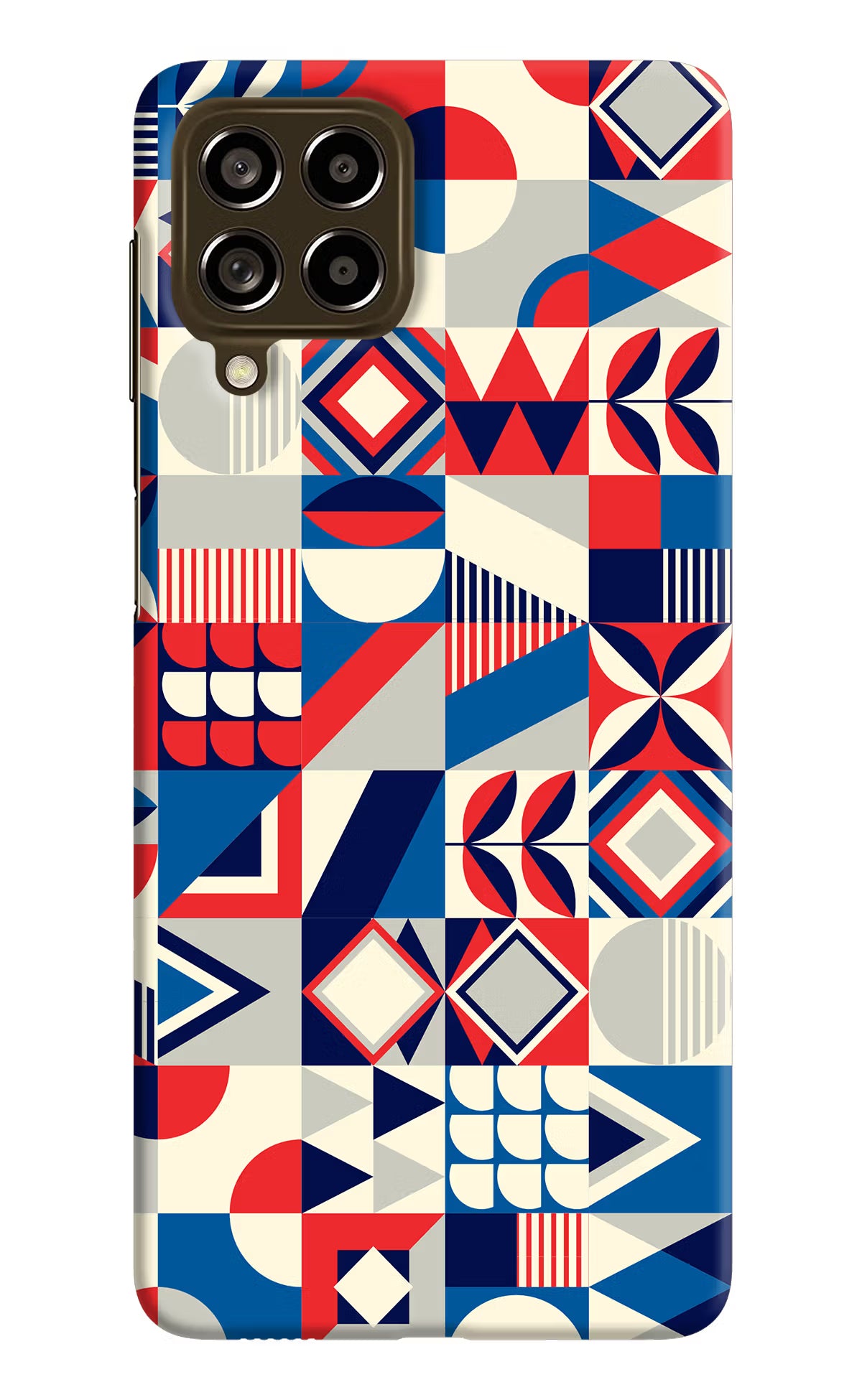Colorful Pattern Samsung M53 5G Hard Case Back Cover by Casekaro