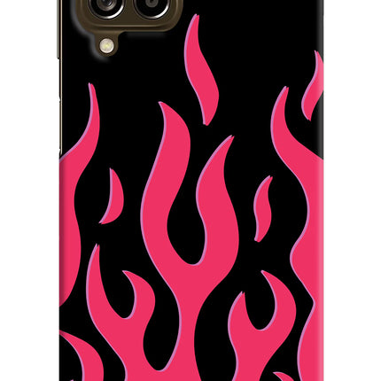 Fire Flames Samsung M53 5G Hard Case Back Cover by Casekaro
