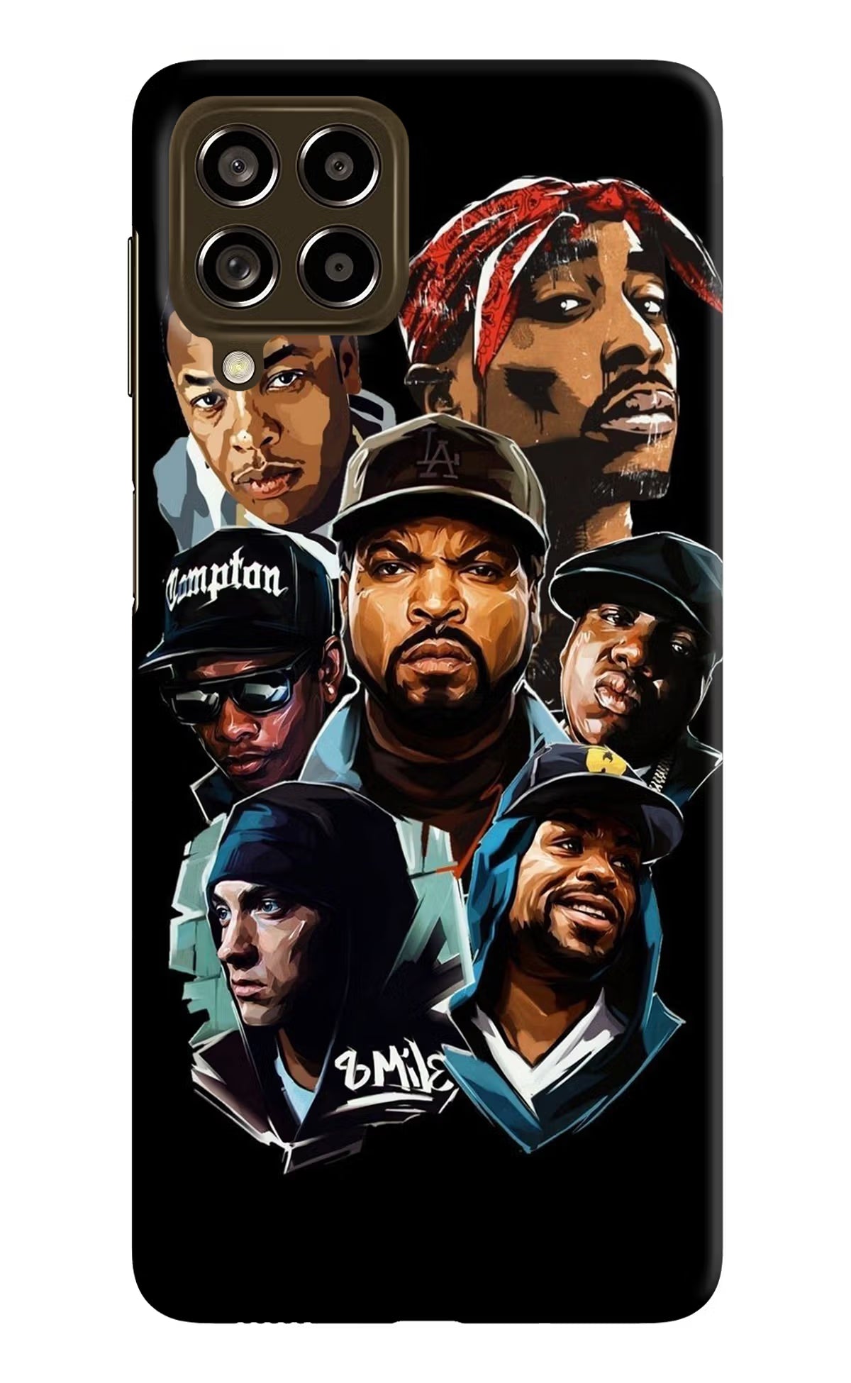 Rappers Samsung M53 5G Hard Case Back Cover by Casekaro