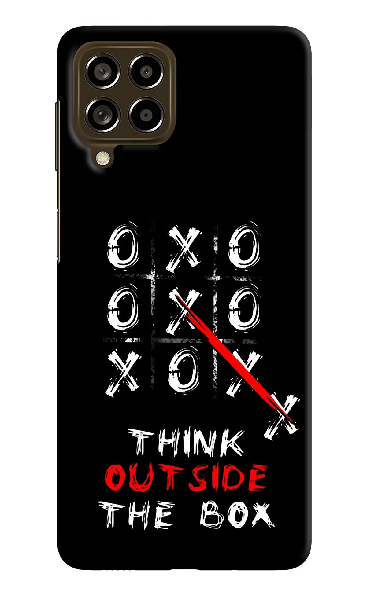 Think out of the BOX Samsung M53 5G Hard Case Back Cover by Casekaro