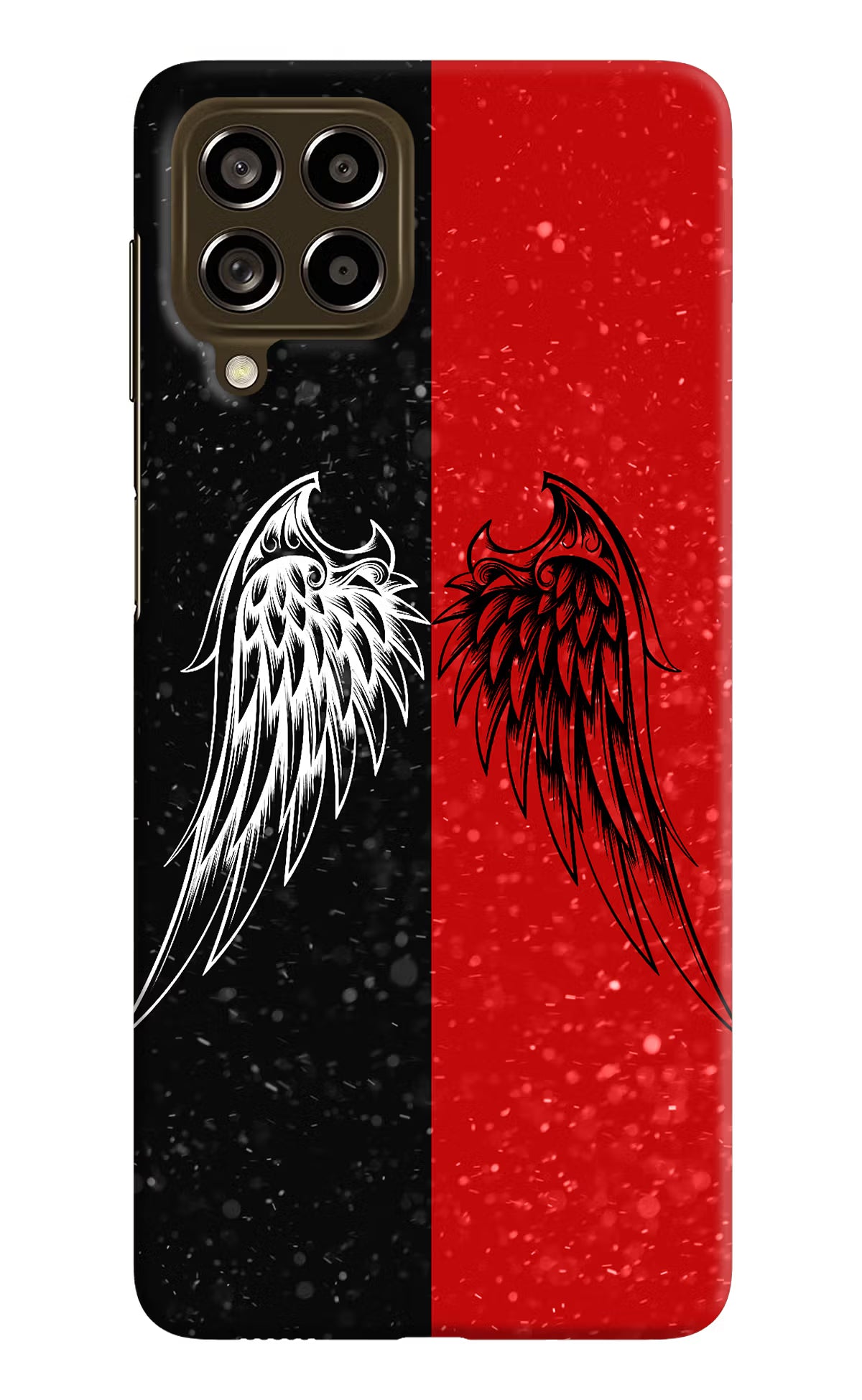 Wings Samsung M53 5G Hard Case Back Cover by Casekaro