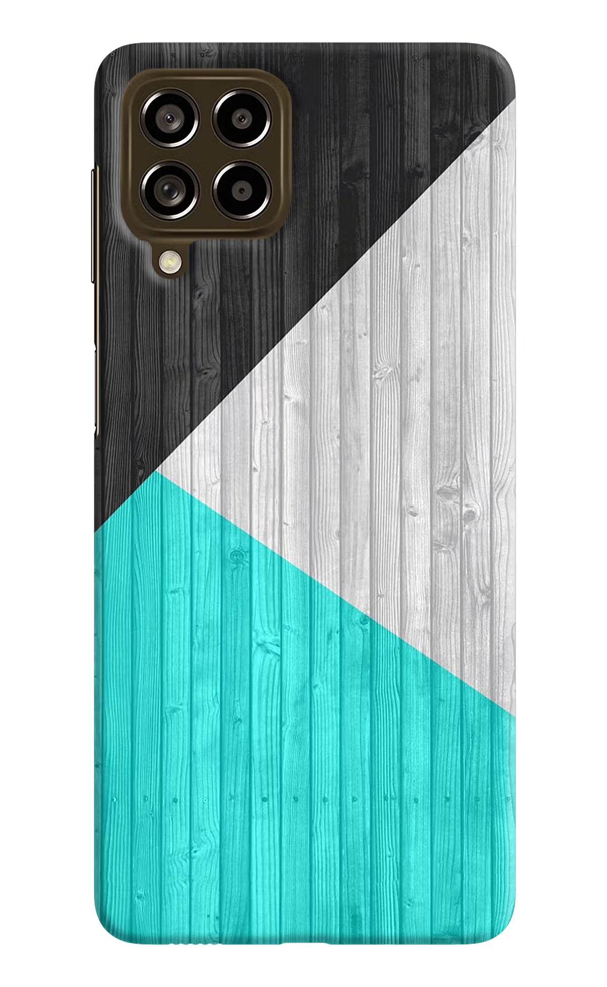 Wooden Abstract Samsung M53 5G Hard Case Back Cover by Casekaro