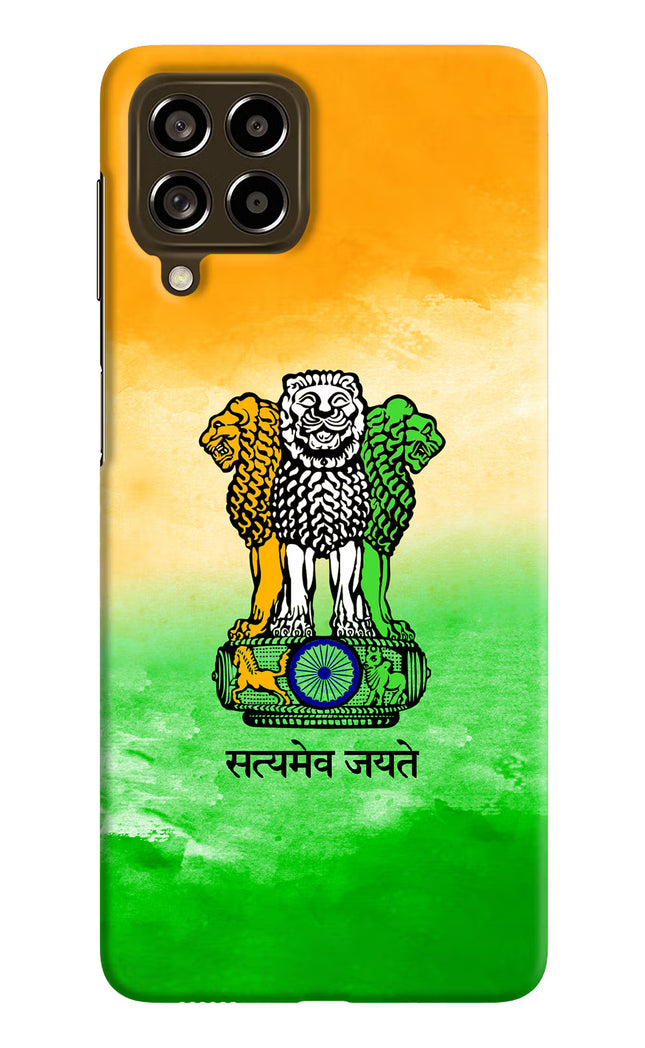 Satyamev Jayate Flag Samsung M53 5G Hard Case Back Cover by Casekaro
