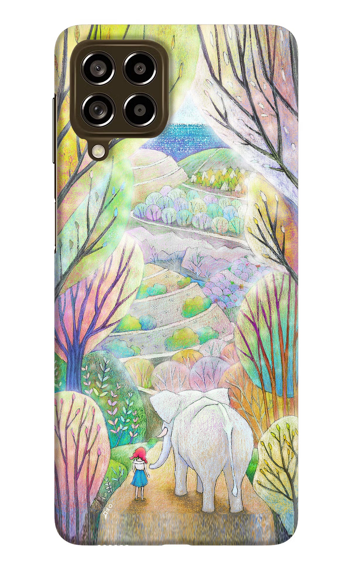 Nature Painting Samsung M53 5G Hard Case Back Cover by Casekaro