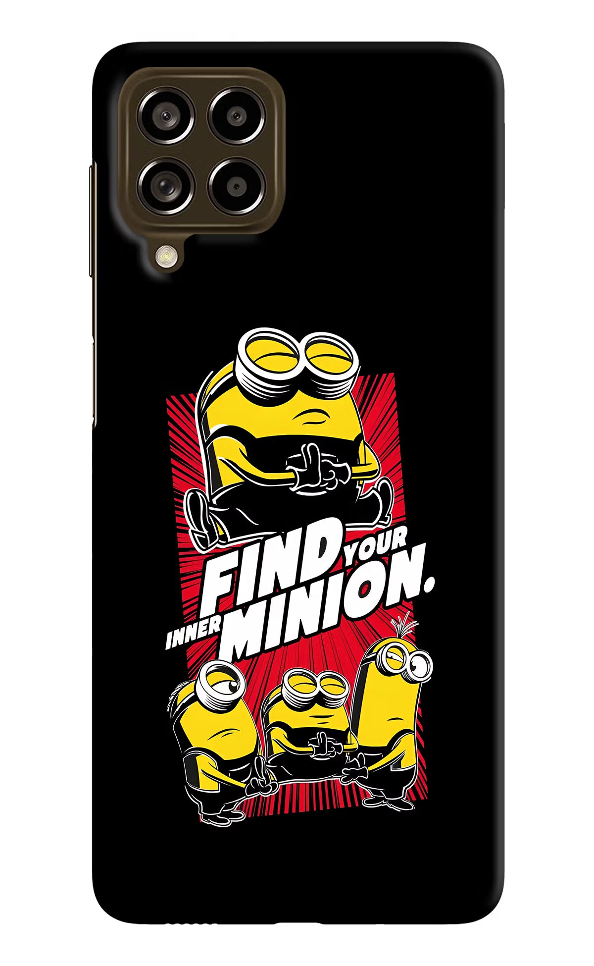 Find your inner Minion Samsung M53 5G Hard Case Back Cover by Casekaro